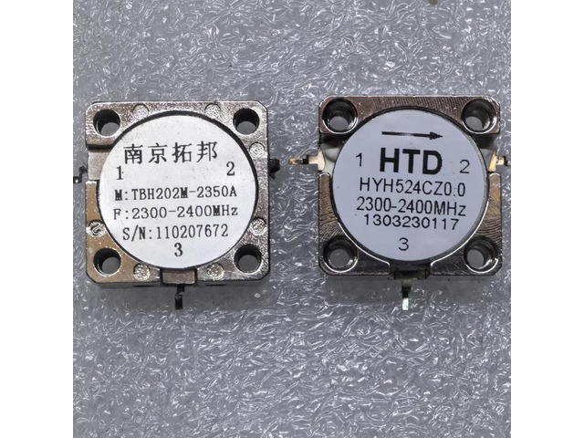 TBH202M-2350A 2300-2400Mhz HYH524CZ0.0/2300-2400Mhz 2.3-2.4Ghz Microwave RF Circulator Isolator 19*19