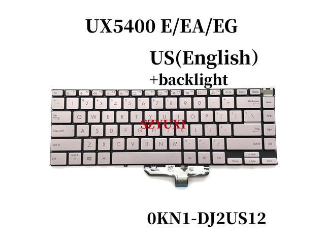 100%US Keyboard for ZenBook 14X UX5400 UX5400E UX5400EA UX5400EG backlight keyboard 0NK1-DJ2US12 ASM20N3