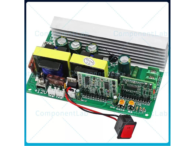 For 600W Modified Sine Wave Inverter Module 12V DC to 110V/220V Adjustable DC-AC Boost Power Board