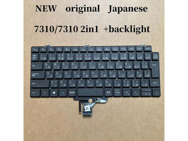 100%JA JP Japanese For latitude 7310 2in1 laptop keyboard with backlight 397JM 0397JM