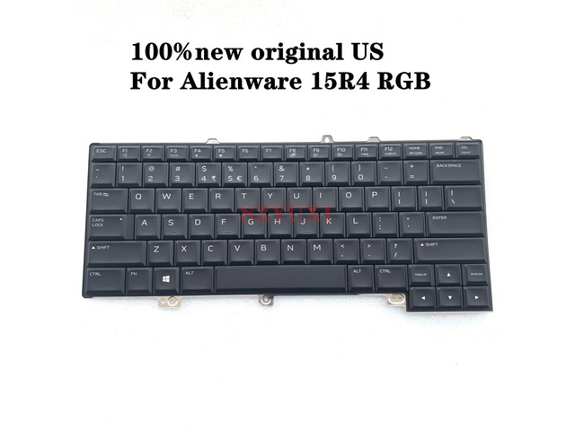 100%US English For 15 R4 keyboard RGB backlight 06T78 006T78 NSK-EDPBC PK1326S1A01