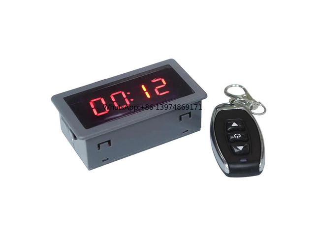 4 Digit Remote Timer Switch DC6-30V LCD Digital Counter Module 0~99.99 Seconds Counting Range Remote Timer Delay Switch
