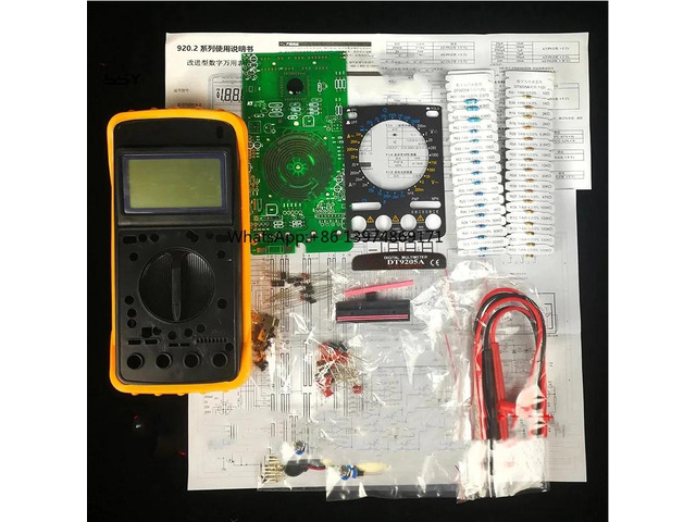 DT9205A Digital Multimeter Welding Kit Electrical and Electronic Assembly Teaching and Training DIY Production of Parts