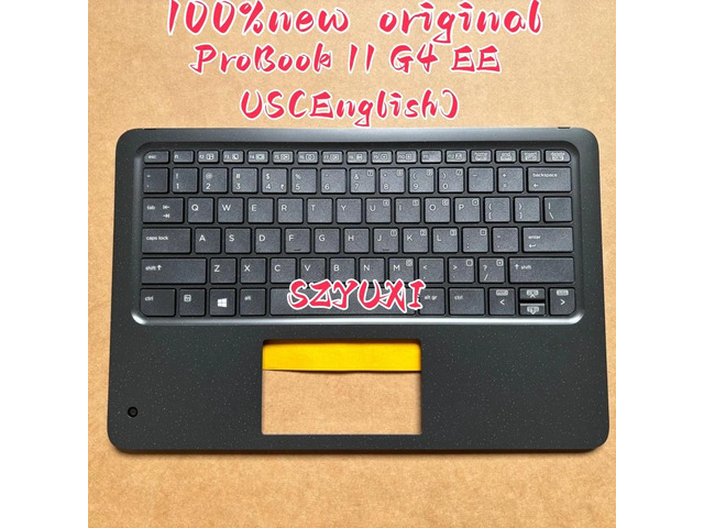 100%US English ForProbook 11 G4 EE laptop keyboard Palmrest Assembly TOP cover No-backlight L58584-001