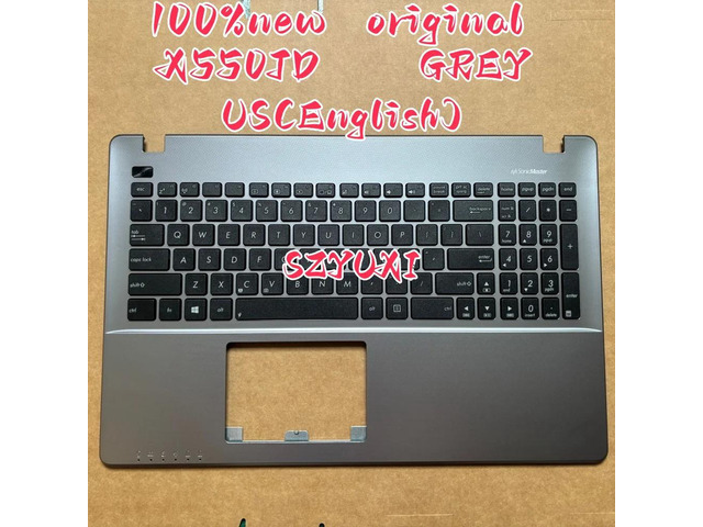 100%US English Grey For X550 X550J X550JD laptop keyboard Palmrest Assembly TOP cover C case No-backlight 90NB0671