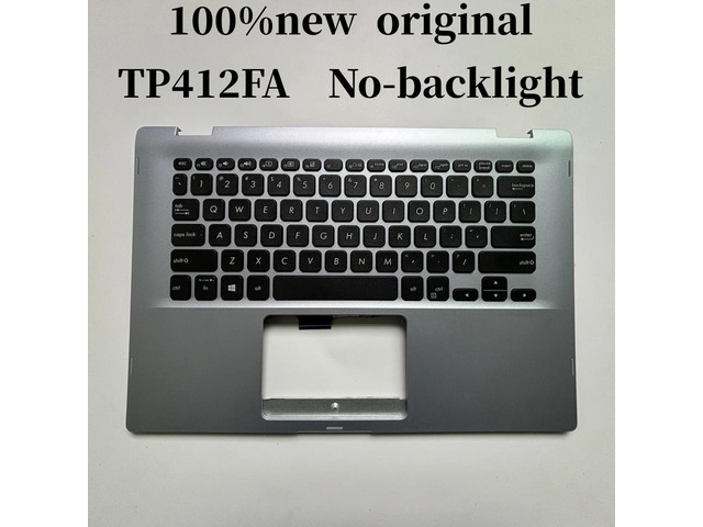 100%US English For TP412 TP412FA laptop keyboard Palmrest Assembly No-backlight 90NB0N32-R30US0