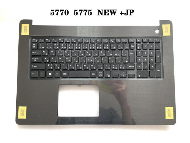 Japanese JP For Inspiron 17 5770 5775 Palmrest Keyboard Assembly Balck 0JJV4T JJV4T 04DNW1 4DNW1