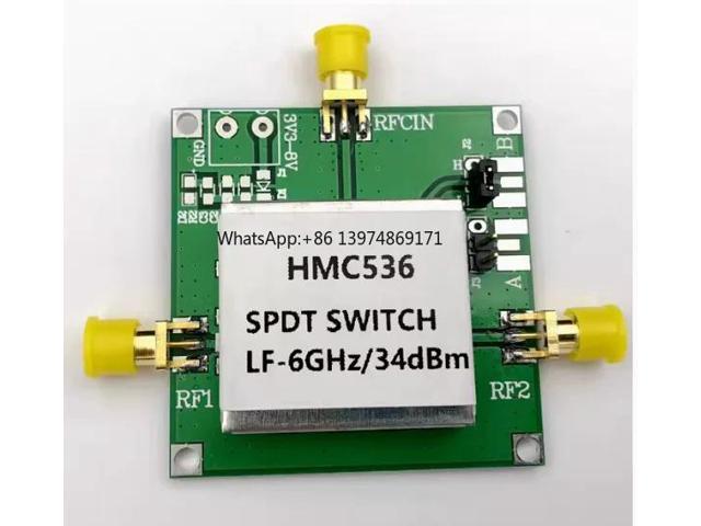 1Pcs HMC536 RF Switch DC to 6GHz GaAs MMIC T/R Switch 34dBm High Power RF Transmit Receive Switch