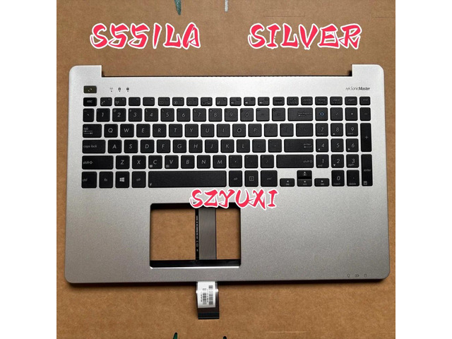 100%US English For X560 X560U X560UD laptop keyboard Palmrest Assembly TOP cover C case No-backlight 90NB0IP1