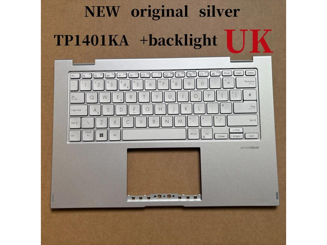100%UK For TP1401 TP1401KA TP1401KA laptop keyboard Palmrest Assembly TOP cover C case backlight 90NB0W43