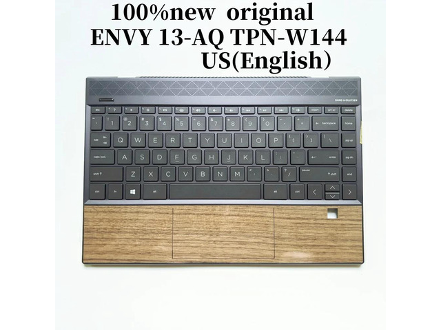 100%US English TPN-W144 ForX360 13-AQ keyboard Palmrest Assembly top cover C case with backlight