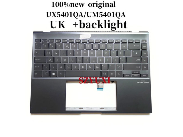 UK For Zenbook UX5401 UX5401 UX5401QA UM5401QA laptop keyboard Palmrest Assembly TOP cover C case backlight