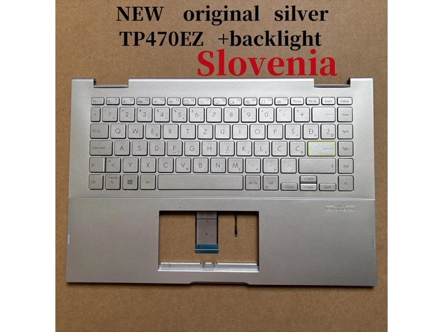 100%SL silver For TP470 TP470E TP470EZ laptop keyboard Palmrest Assembly with backlight 90NB0S12