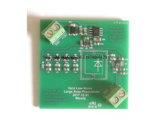 Ultra Low Noise Silicon Photodiode Amplifier Large Area Photovoltaic Signal Amplifier