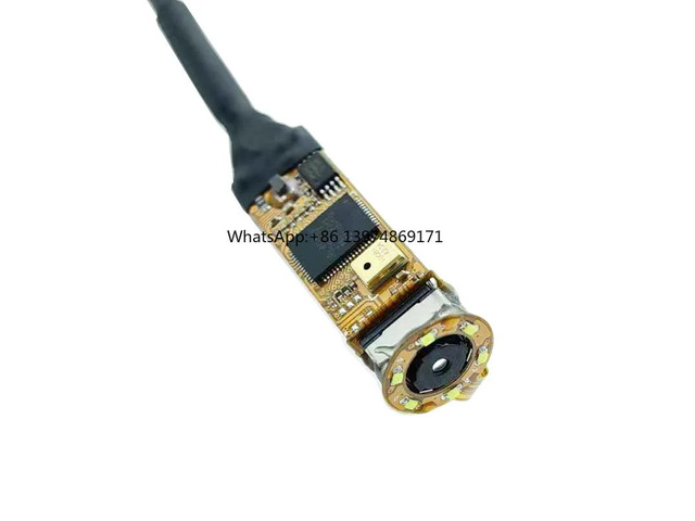 3840Hx3104V 4K 12MP HD IMX258 USB Camera Module Auto Focus 75° With Digital Mic LED Light MJPEG15fps for Industrial Inspection