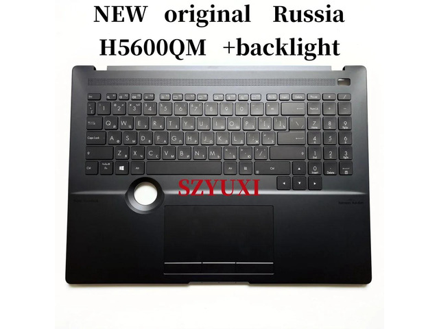 100%RU Russia For H5600 H5600QM laptop keyboard Palmrest Assembly TOP cover C case backlight 90NB0TF1