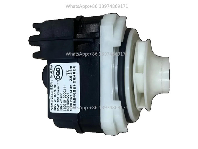 For Dishwasher Circulation Pump Motor VSM-E25A0 SH-ALPHA 200V 0-175Hz 95W 11001012000211 Dish Washer Parts