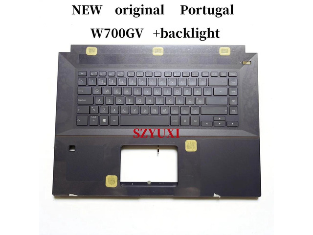 100%PO For W700 W700G W700GV laptop keyboard Palmrest Assembly TOP cover C case backlight 90NB0PY2