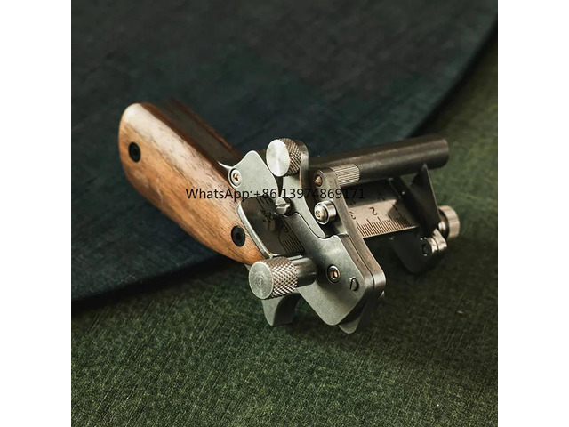 Nattools Roller Type Leather Strip Cutter 1060MM Adjustable Belt Cutting Tool MetricInch Double Scale Leather Craft DIY Tool