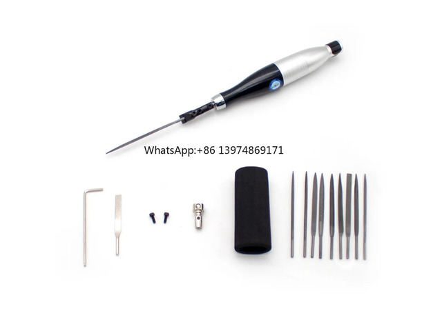 BM-08C Electric Ultrasonic Grinding Machine Die Grinder Reciprocating File Polishing Tools Polisher Machine 23000RPM Stroke 1MM