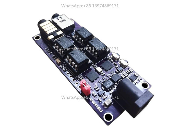 Dual ES9039Q2M Decoding Board I2S Input 3.5mm/4.4MM output Asynchronous USB Module Support Amanero Italian Interface