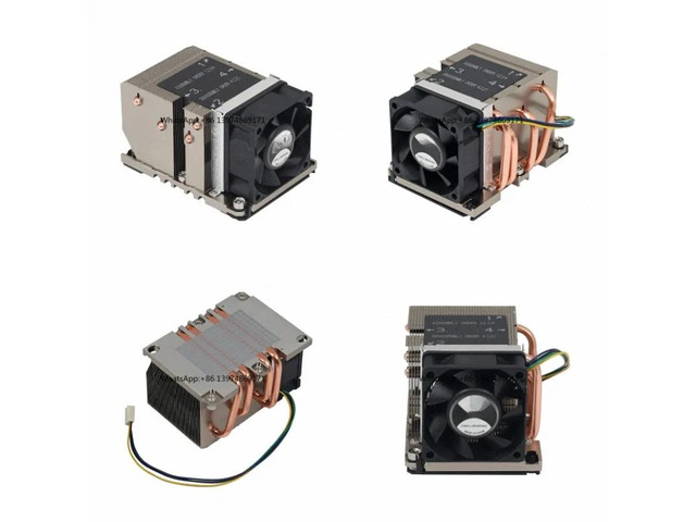 2U Active Server CPU Cooler Heatsink Fan 205W TDP For LGA3647 Narrow ILM B5 Server Cooling Radiator