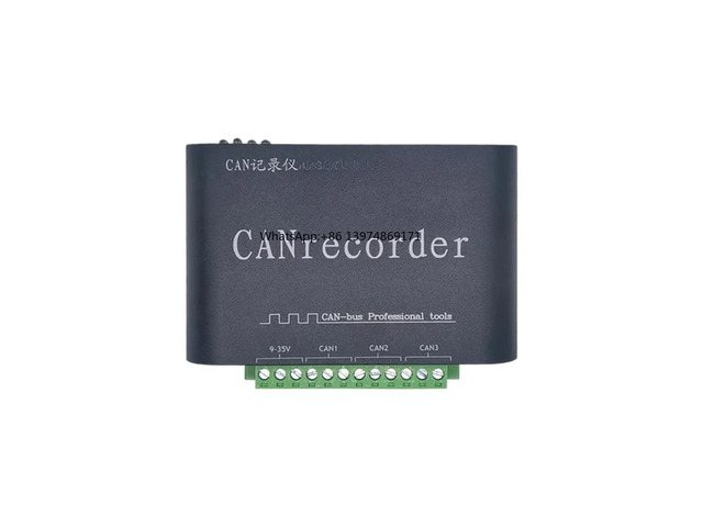 CAN Bus Data Recorder Offline Recording and Playback Off-line Playback Relay -powered SD Card Storage
