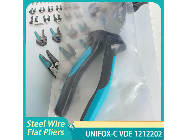 UNIFOX-C VDE 1212202 Steel Wire Flat Pliers