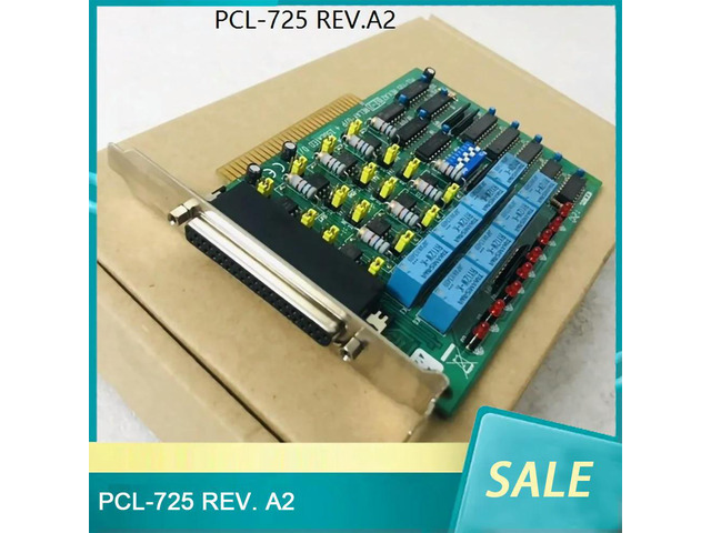 PCL-725 REV. A2 02-2 Data Acquisition Card ISA Bus 8-way Relay Output I / O Card
