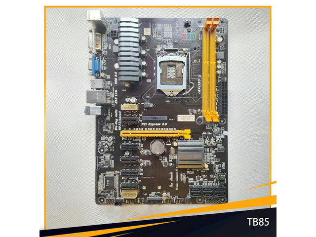 TB85 Motherboard DDR3 SATA 3 6GPU 6PCI-E B85 LGA 1150 16GB USB2.0 USB3.0 ATX Fast Ship