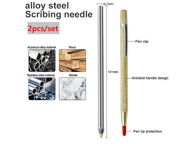 Pen Cutting Pen Carbide Cutter Diamond Glass Gold And Silver Hard l Lettering Pen Scratch-resistant