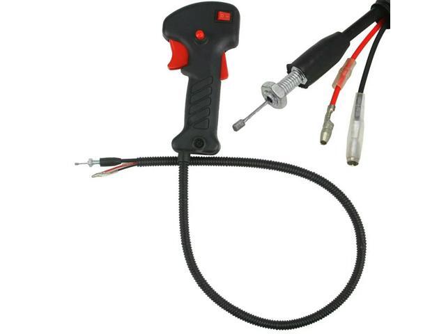 Manual Throttle Switch Assembly For Gasoline Lawn Mower Brush Cutter Trimmer Parts Replacement Handle Throttle Trigger Cable