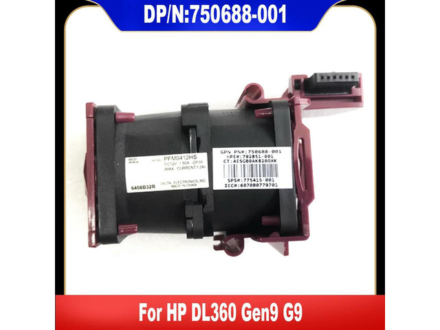 750688-001 775415-001 792851-001 Cooling Fan For DL360 Gen9 G9 Server Cooler Fan Heatsink Radiator 100% Tested