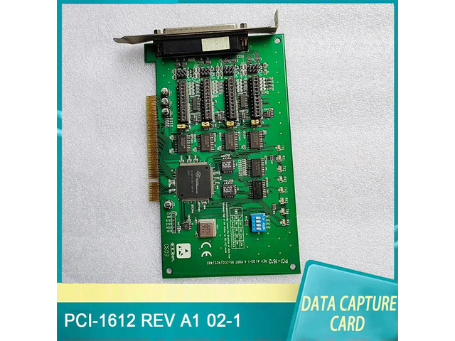 PCI-1612 REV A1 02-1 4 PORT RS-232/422/485 Data Capture Card