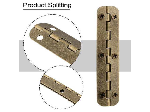 For Jewelry Boxes 6 Hole Hinges Luggage Hinges Home Improvement Strong And Sturdy Stylish Design Wide Open Angle