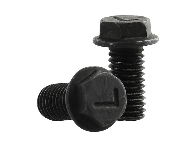 Hot Sale Practical Bolt Flange For Cutting Machine Hex Head Accessories Black Useful Carbon Steel