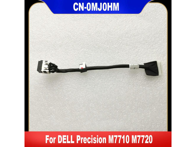 0MJ0HM For Precision M7710 M7720 DC Power Jack Harness Cable Socket Plug Charging Port