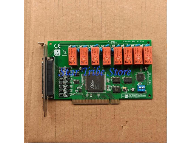 1Pcs PCI-1761 REV. A1 Data Capture Card 8 Relay Output Fast Ship