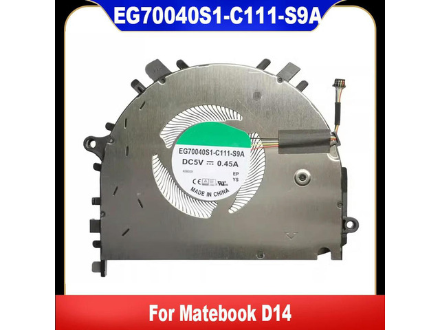 EG70040S1-C111-S9A For Matebook D14 Nbl-WAQ9RP CPU Cooling Fan Heatsink Radiator DC5V 0.45A