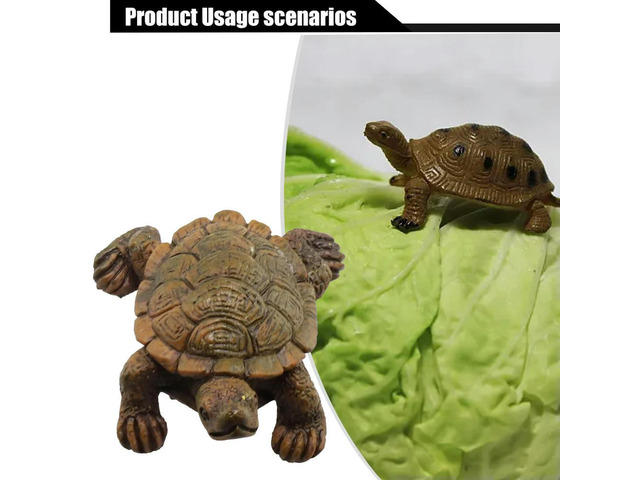 Home Decoration Turtle Statue Ornament Balconies For Decorating Gardens Backyards Lawns Brown Fengshui Garden Figurine