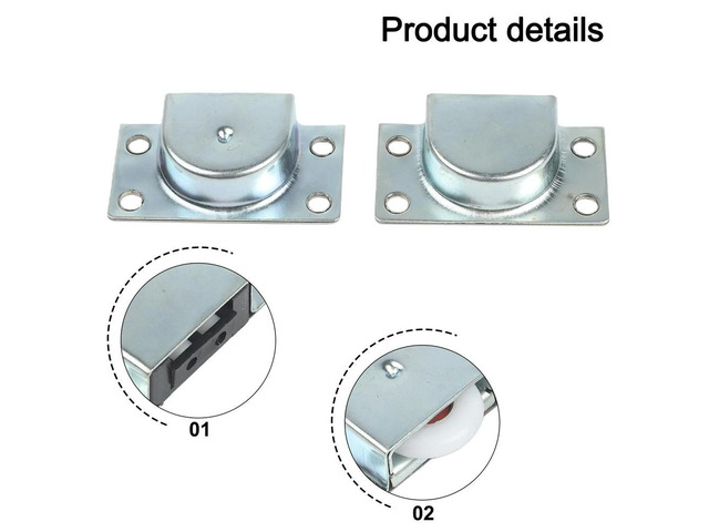 Cupboard Door Rollers Tools Replacement Spare Stainless Steel Thick Indoor Part Pulley Wardrobe Bedroom Wheel Hanging