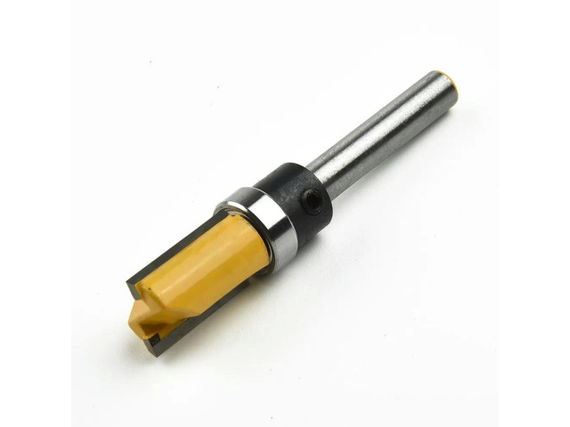 Flush Trim Pattern Milling Cutter, 14 Shank, Excellent Workpiece Effect, Smooth Finish, Suitable for 1/4 Shank Trimming Machines