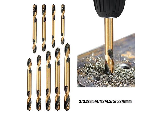 Upgrade Your Drilling Equipment with 9pcs HSS Double Headed Auger Drill Bits for Stainless Steel Iron and More