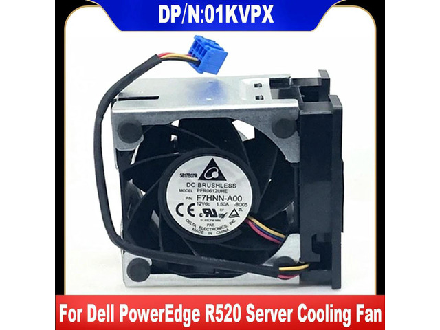 01KVPX 1KVPX For PowerEdge R520 Server Cooling Fan Heatsink Cooler Fan Radiator Replacement Parts