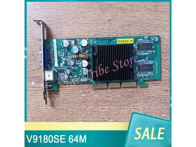 V9180SE 64M AGP Graphics Card Works ly