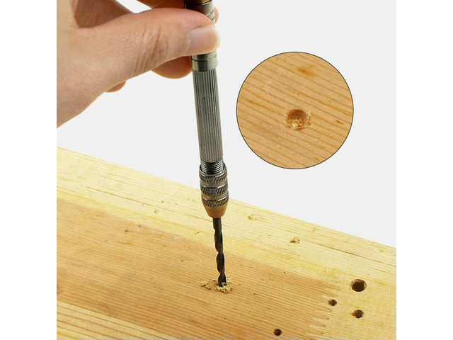 Practical Drill Bit Hand Drill 1.0-3.0mm Crafts Precision Rotary Tools 10 Pieces Aluminum For Models Hobby