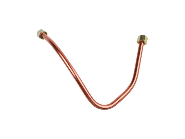 Air Compressor Tube 7.8mm/0.31' Hole Aluminum+Brass 10 X 450mm/0.4' X 17.7'(D*L) Direct Coupled