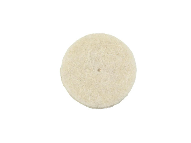 50 Wool Felt Polishing Wheels 25mm for Rotary Tools with 2 Mandrels Designed for Automotive Pipe and Stainless Steel Finishing