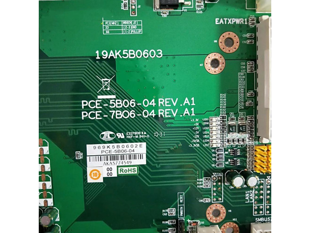 Industrial Control Backplane PCE-5B06-04 REV:A1 PCE-5124VG Motherboard