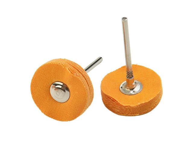 Gadget Pack 10pcs Buffing Polishing Wheel Wool Yellow Cotton Cloth Set Shank Electrical Grinding Suitable Parts